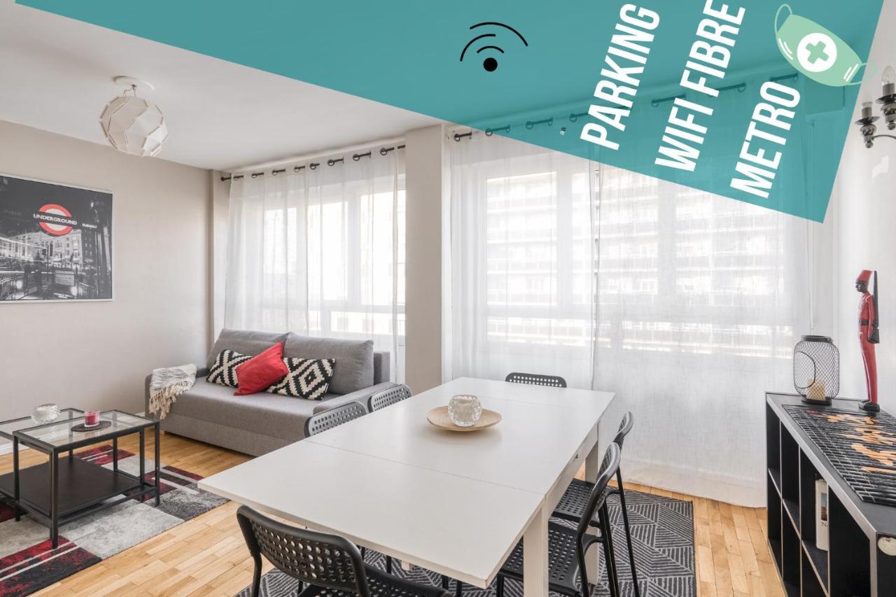 Superbe Apart 2 Rooms Lumineaux Parking Casa Лион Екстериор снимка